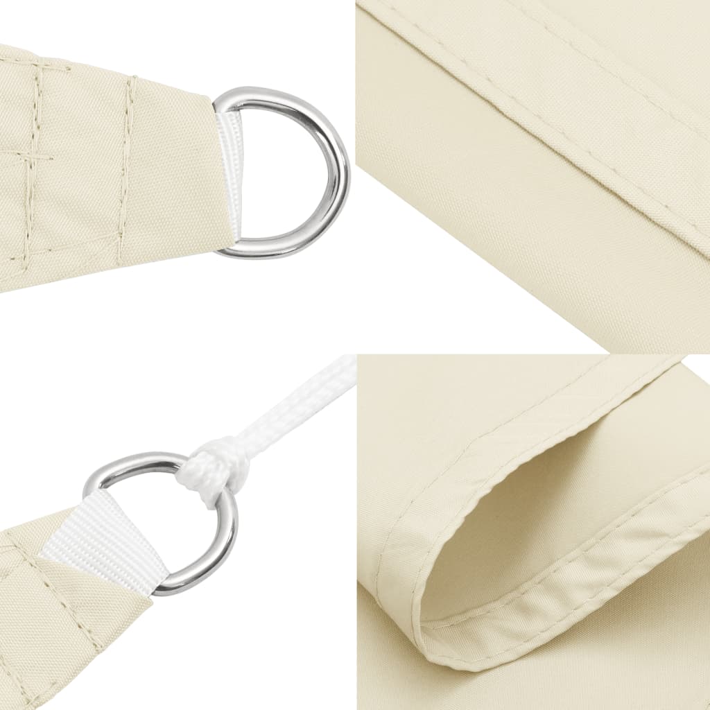 Sunshade Sail Oxford Fabric Square 2x2 m Cream