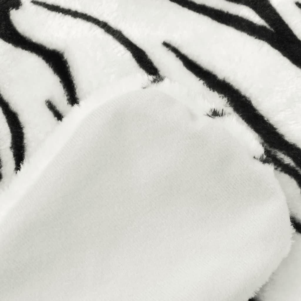 Tiger Carpet Plush 144 cm White