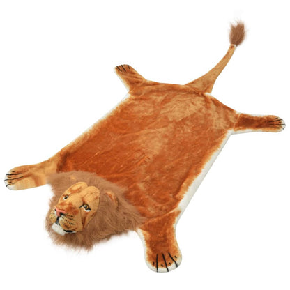 Lion Carpet Plush 205 cm Brown