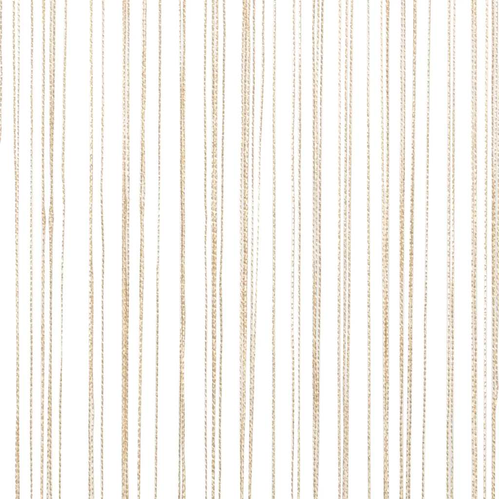 String Curtains 2 pcs 140x250 cm Beige