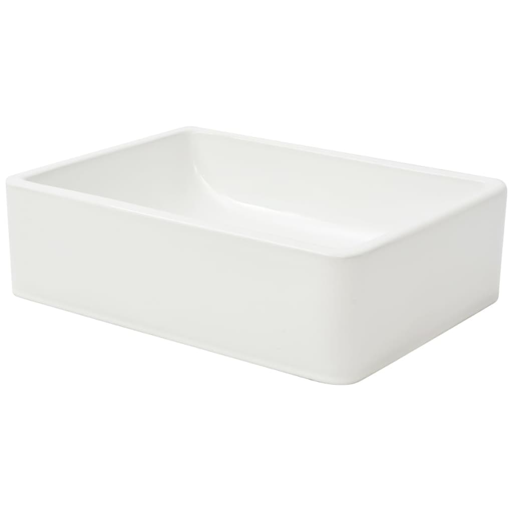 Basin Ceramic White 41x30x12 cm