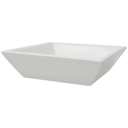 Basin Square Ceramic White 41.5x41.5x12 cm