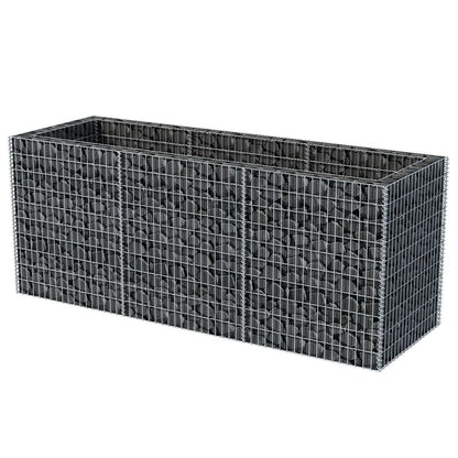 Gabion Raised Bed Steel 270x90x100 cm