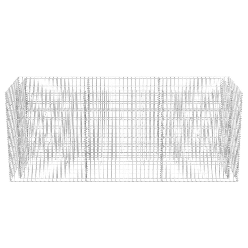 Gabion Raised Bed Steel 270x90x100 cm