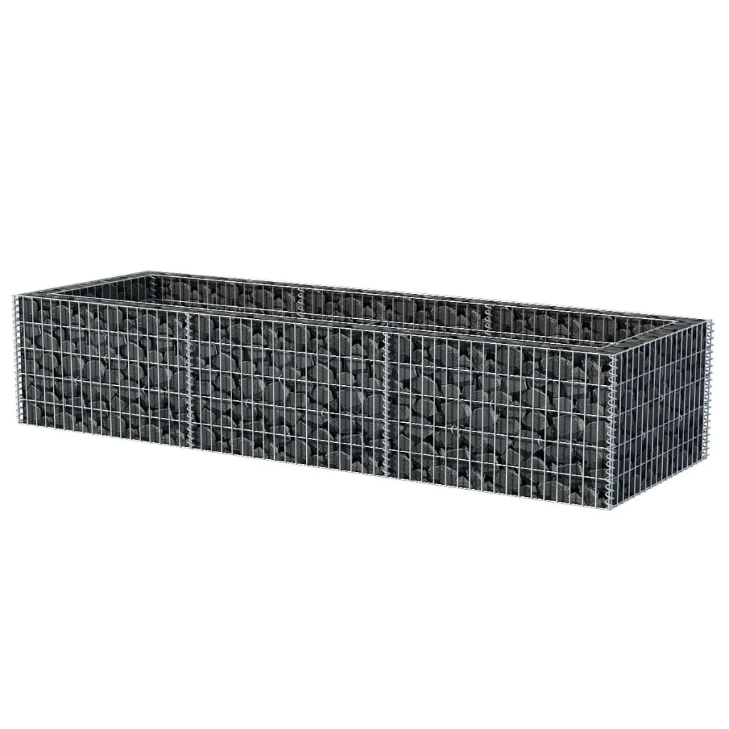 Gabion Raised Bed Steel 270x90x50 cm