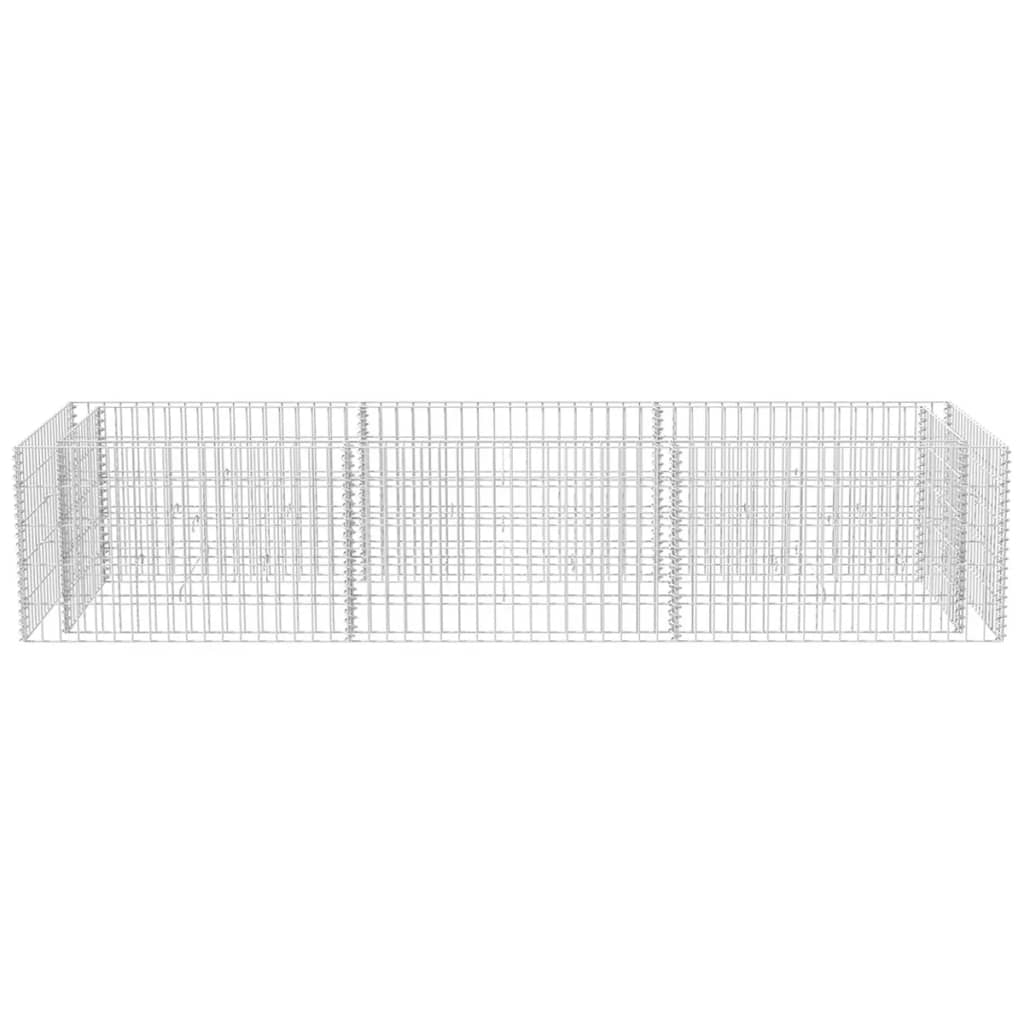 Gabion Raised Bed Steel 270x90x50 cm