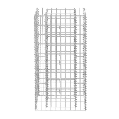 Gabion Raised Bed Steel 50x50x100 cm