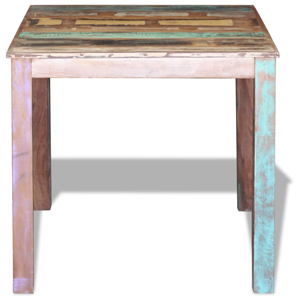 Dining Table Solid Reclaimed Wood 80x82x76 cm