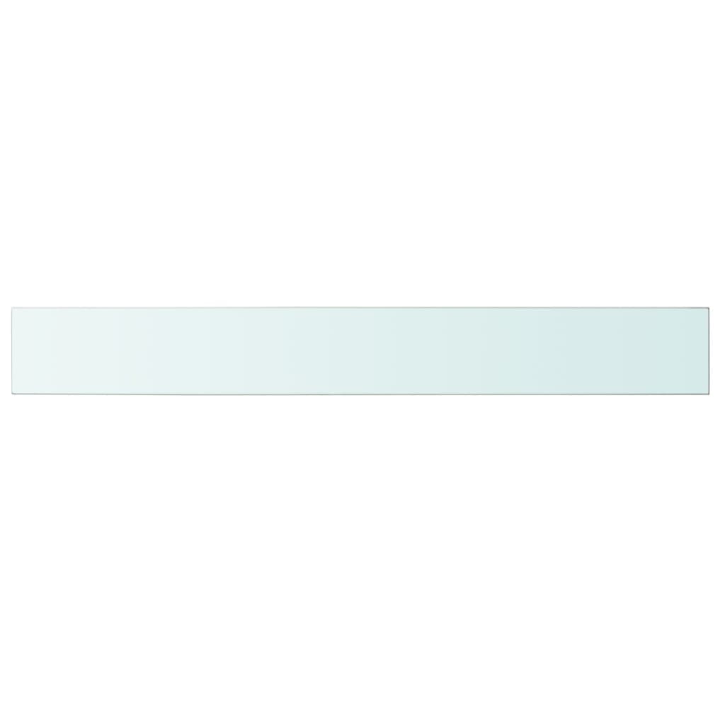 Shelf Panel Glass Clear 100x12 cm