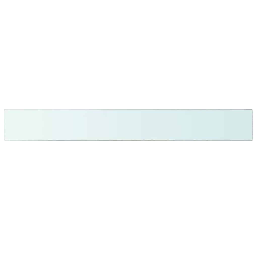 Shelf Panel Glass Clear 100x12 cm