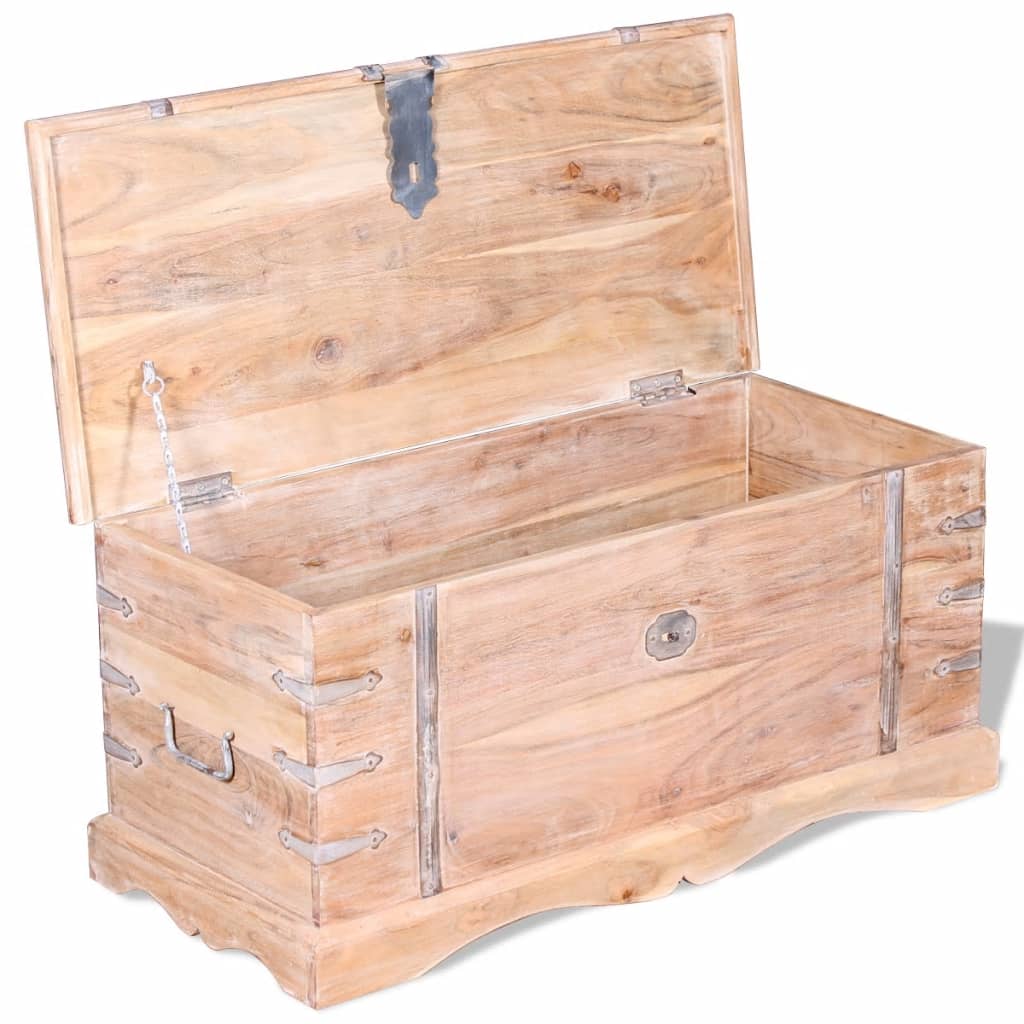 Storage Chest Acacia Wood