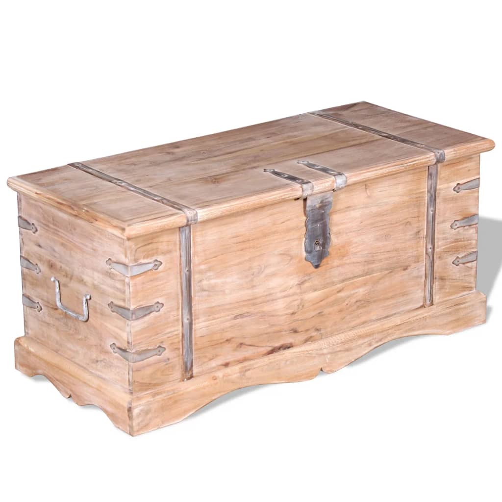 Storage Chest Acacia Wood