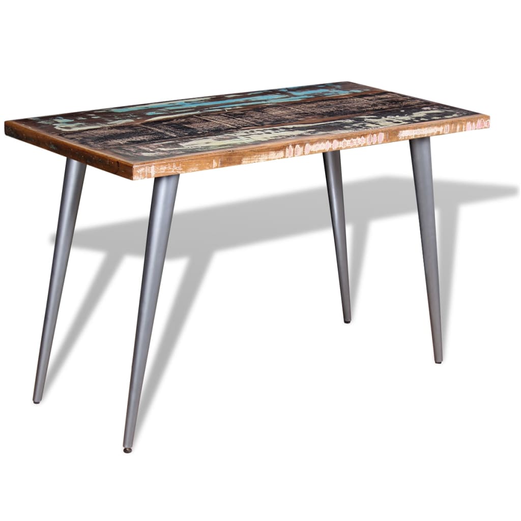 Dining Table Solid Reclaimed Wood 120x60x76 cm