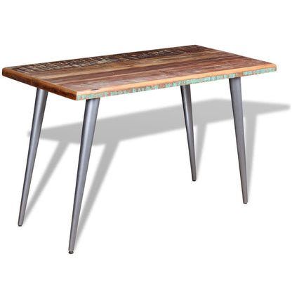 Dining Table Solid Reclaimed Wood 120x60x76 cm