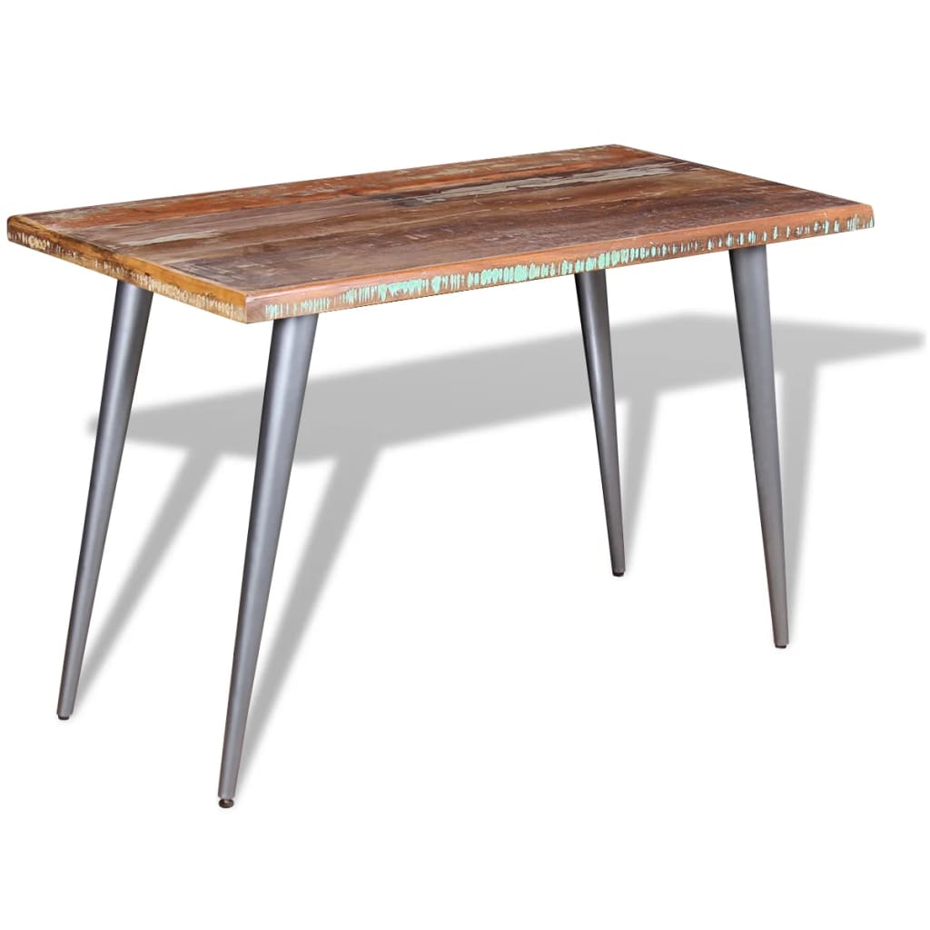 Dining Table Solid Reclaimed Wood 120x60x76 cm