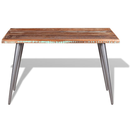 Dining Table Solid Reclaimed Wood 120x60x76 cm