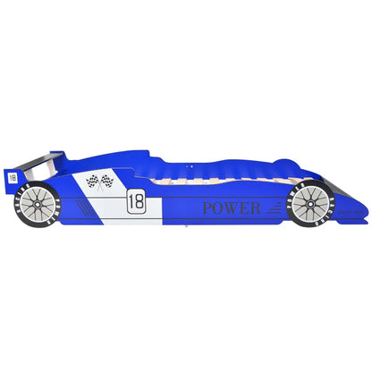 Children's Race Car Bed 90x200 cm Blue