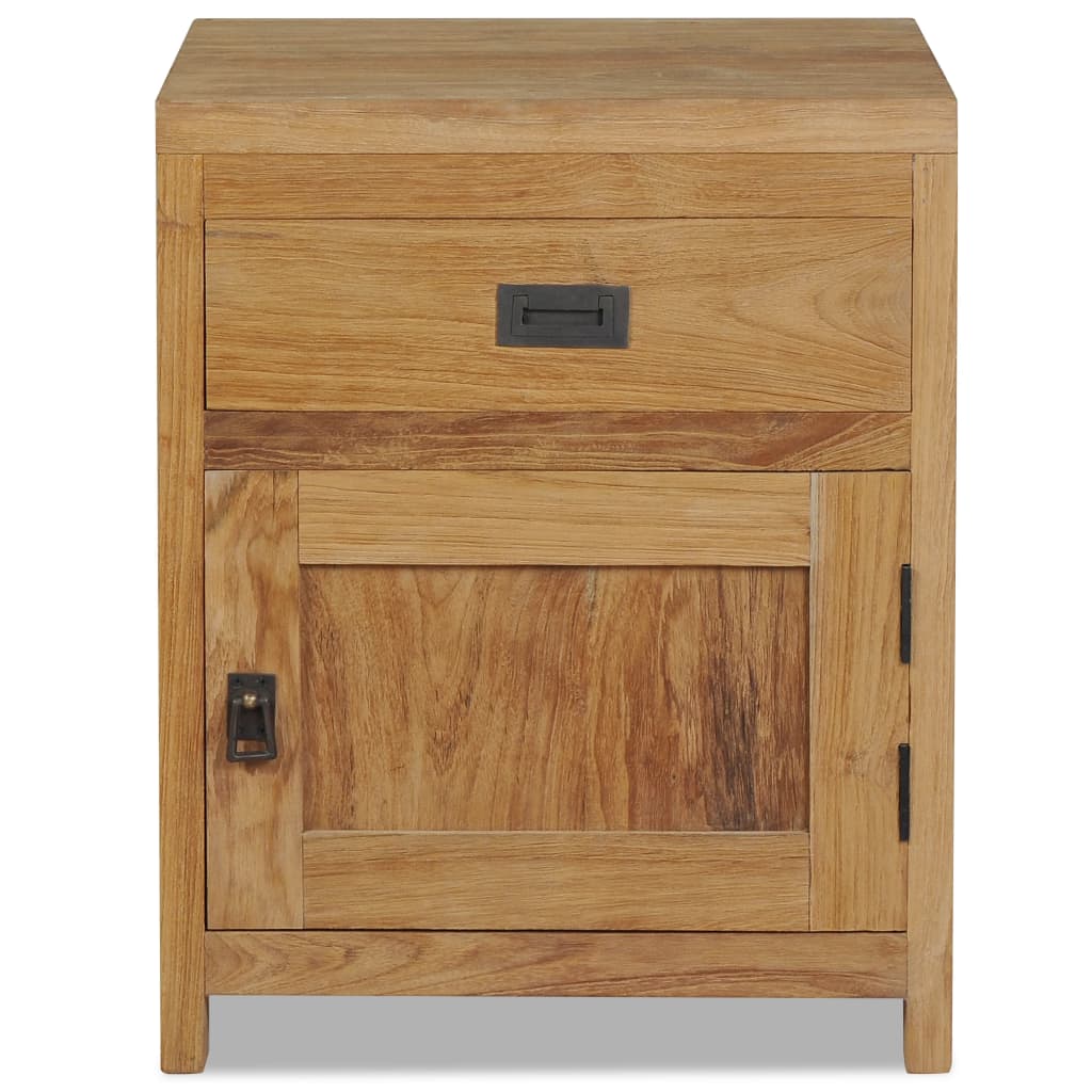 Bedside Cabinet Solid Teak 40x30x50 cm