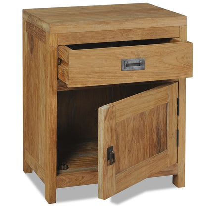 Bedside Cabinet Solid Teak 40x30x50 cm