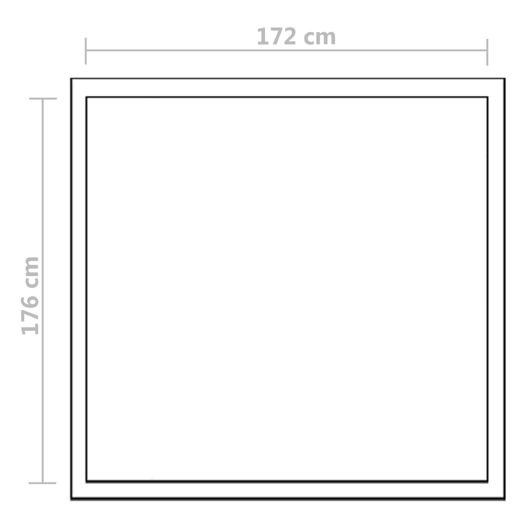 Greenhouse Reinforced Aluminium 3.46 m²