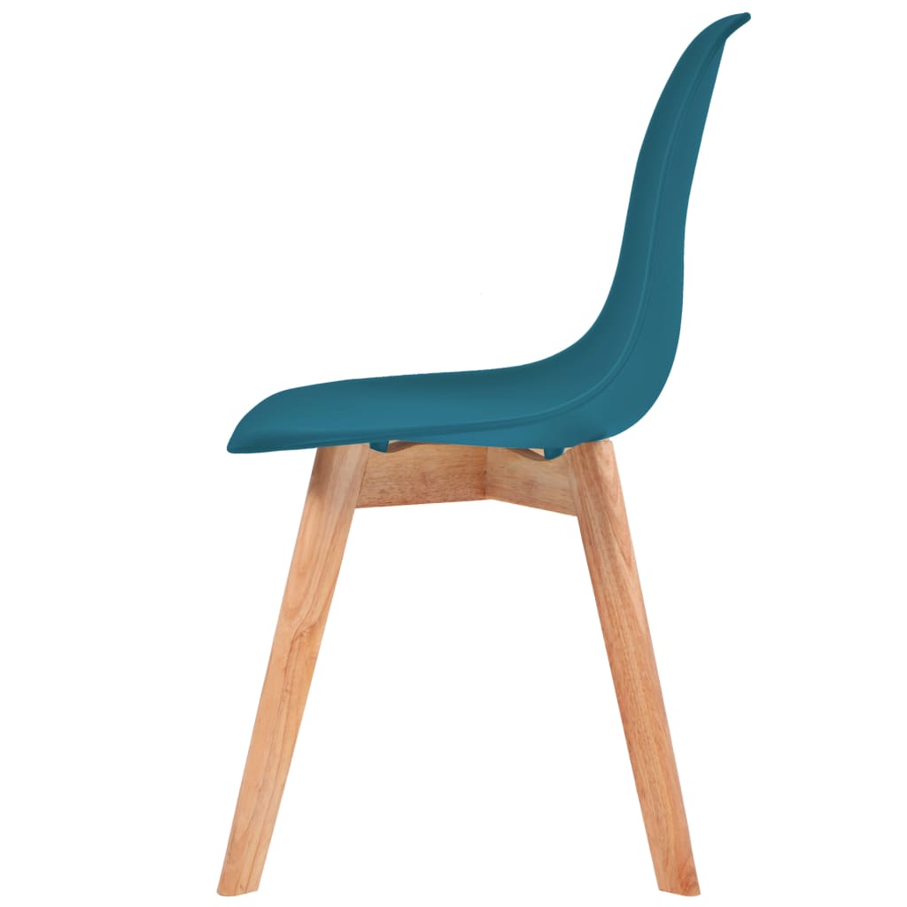 Dining Chairs 6 pcs Turquoise Plastic