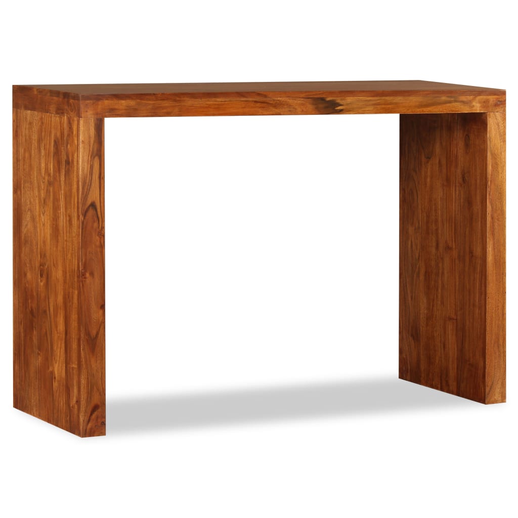 Console Table Solid Wood with Honey Finish 110x40x76 cm