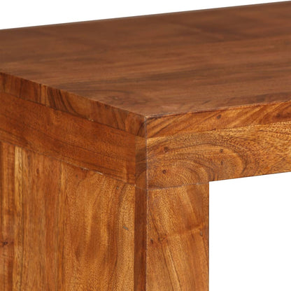 Console Table Solid Wood with Honey Finish 110x40x76 cm