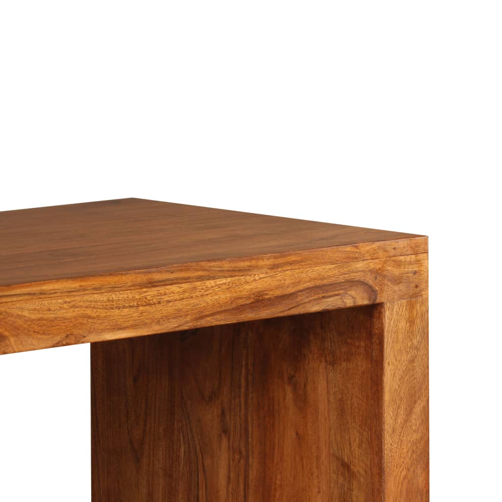 Console Table Solid Wood with Honey Finish 110x40x76 cm