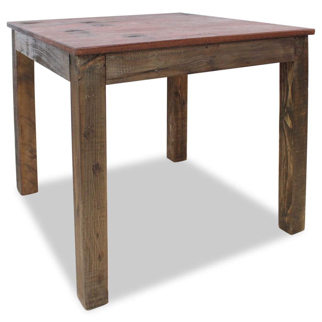 Dining Table Solid Reclaimed Wood 82x80x76 cm