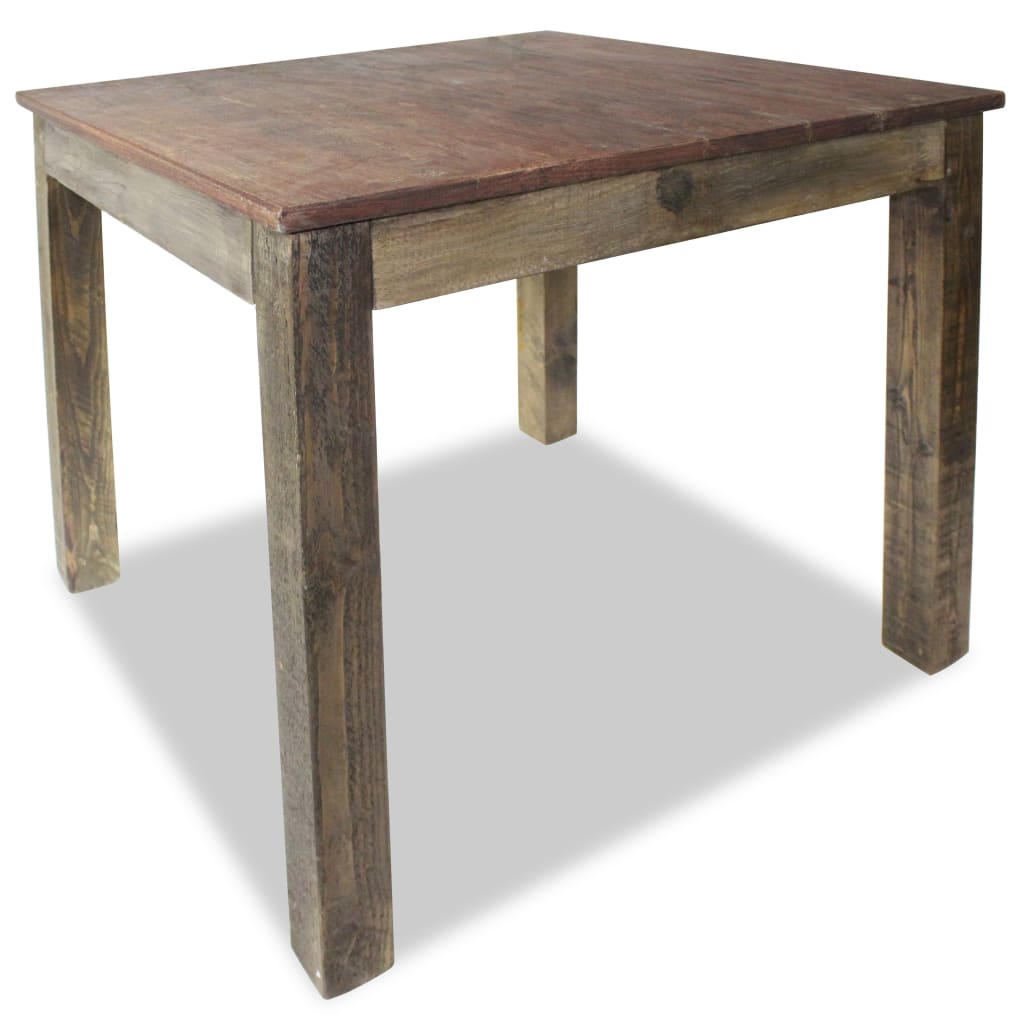 Dining Table Solid Reclaimed Wood 82x80x76 cm