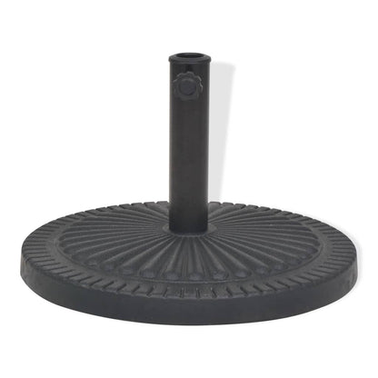 Parasol Base Resin Round Black 29 kg