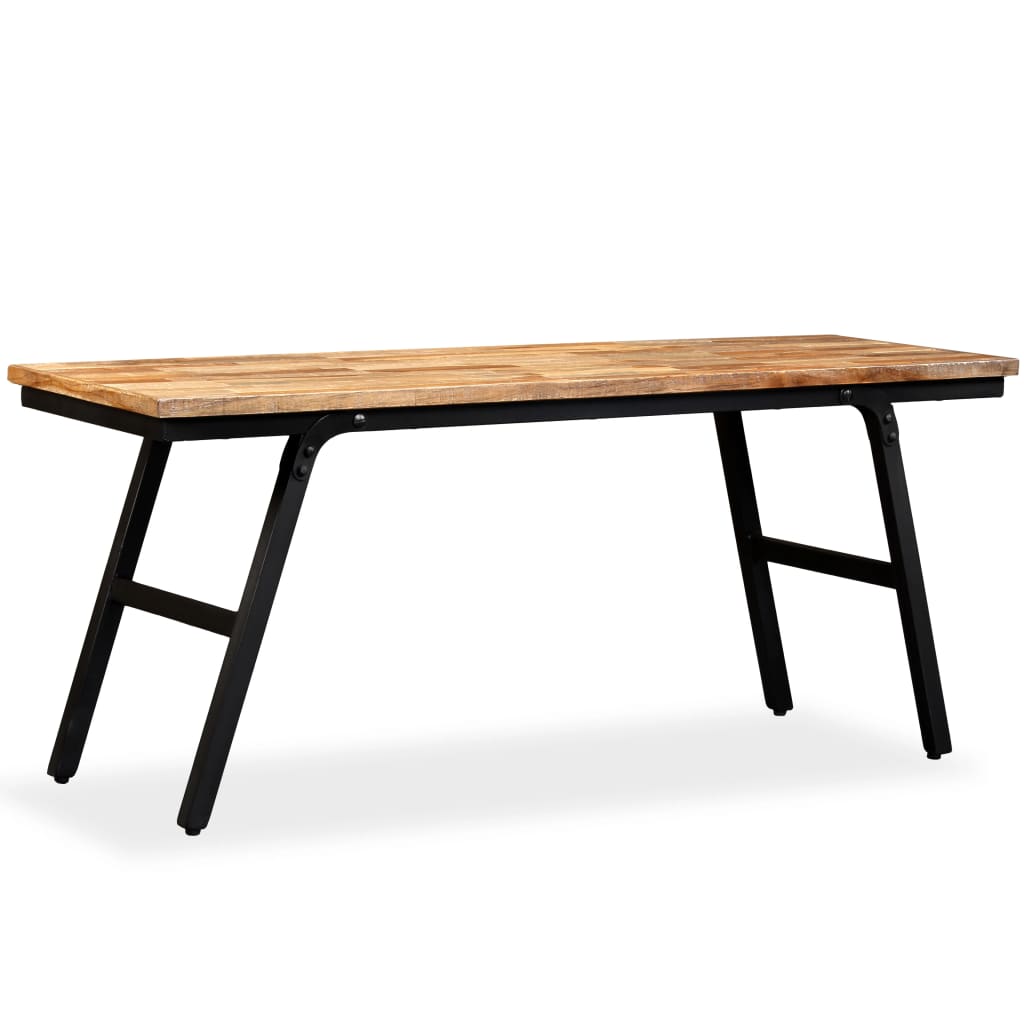 Bench Reclaimed Teak and Steel 110x35x45 cm