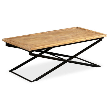 Coffee Table Solid Mango Wood 110x55x42 cm