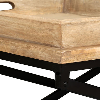 Coffee Table Solid Mango Wood 110x55x42 cm