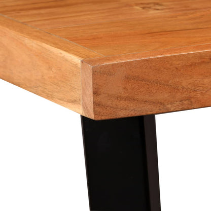 Bar Table Solid Acacia Wood 60x60x107 cm