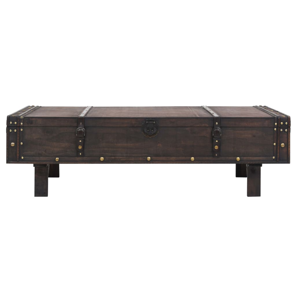 Coffee Table Plywood Vintage Style 120x55x35 cm