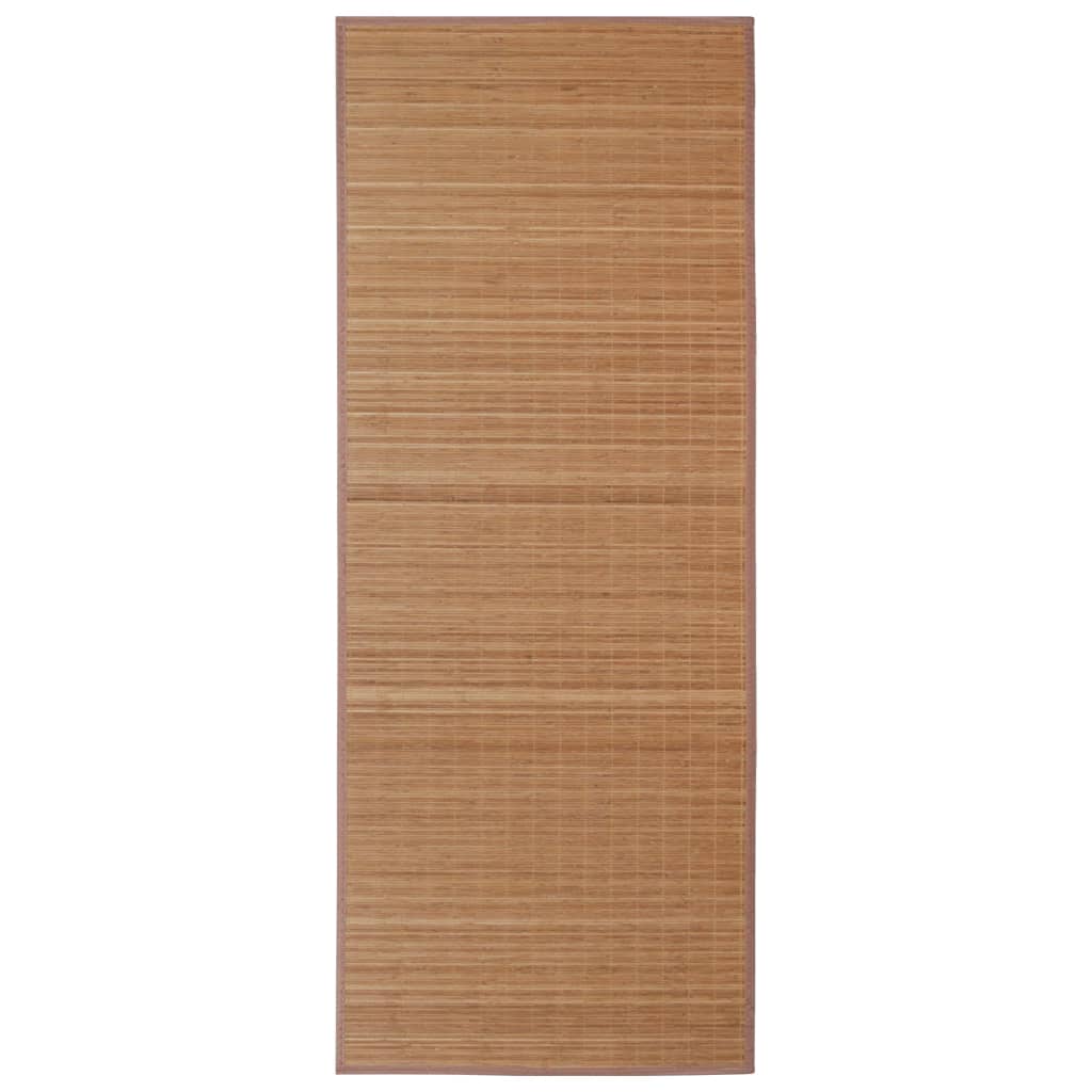 Rug Bamboo 100x160 cm Brown