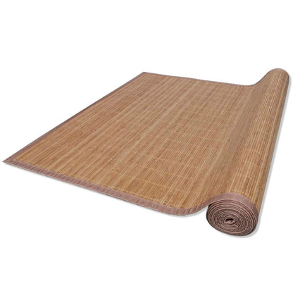 Rug Bamboo 100x160 cm Brown