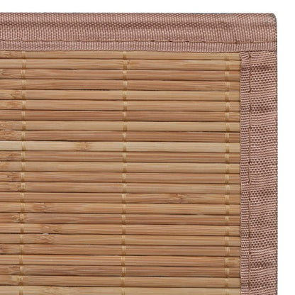 Rug Bamboo 100x160 cm Brown