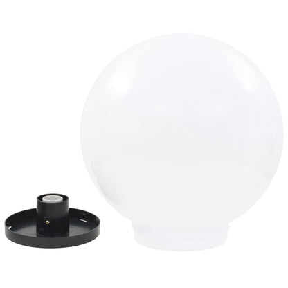 LED Bowl Lamps 2 pcs Spherical 40 cm PMMA
