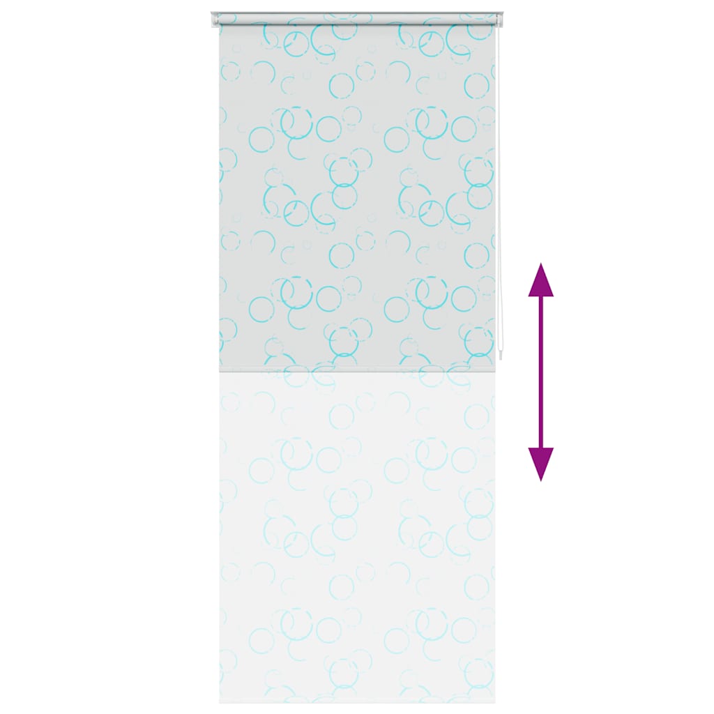 Shower Roller Blind 80x240 cm Bubble