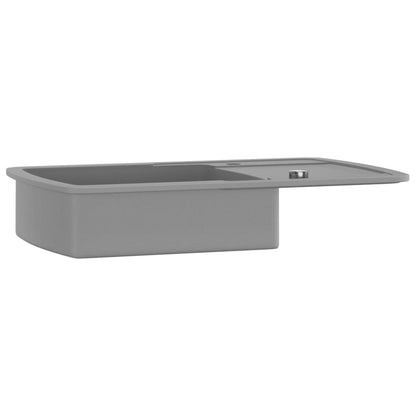 Granite Kitchen Sink Single Basin Grey