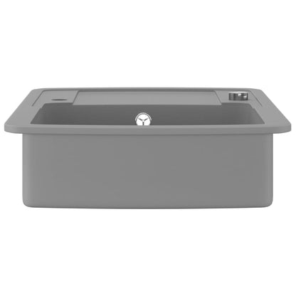 Granite Kitchen Sink Single Basin Grey