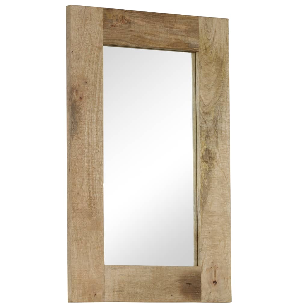 Mirror Solid Mango Wood 50x80 cm