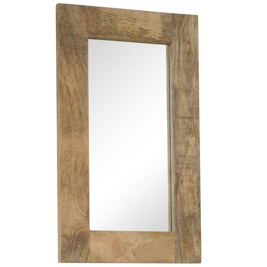 Mirror Solid Mango Wood 50x80 cm