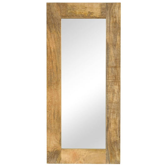 Mirror Solid Mango Wood 50x110 cm