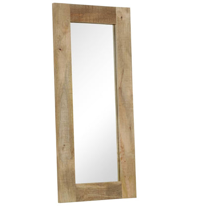 Mirror Solid Mango Wood 50x110 cm