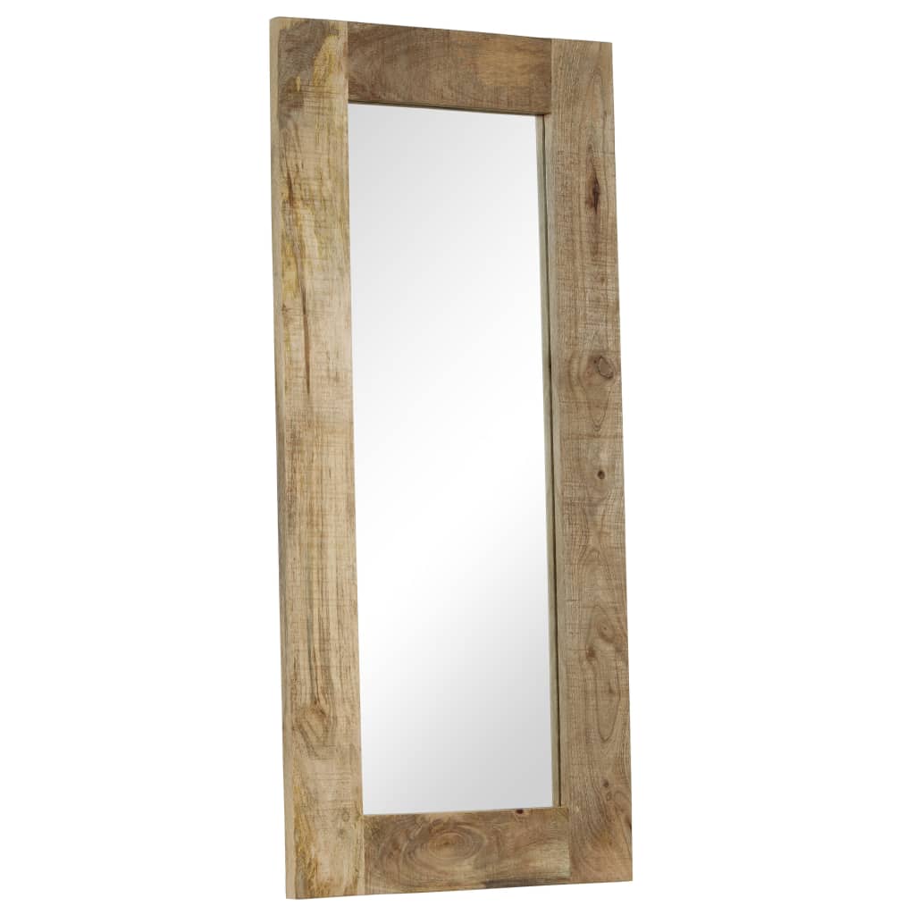 Mirror Solid Mango Wood 50x110 cm