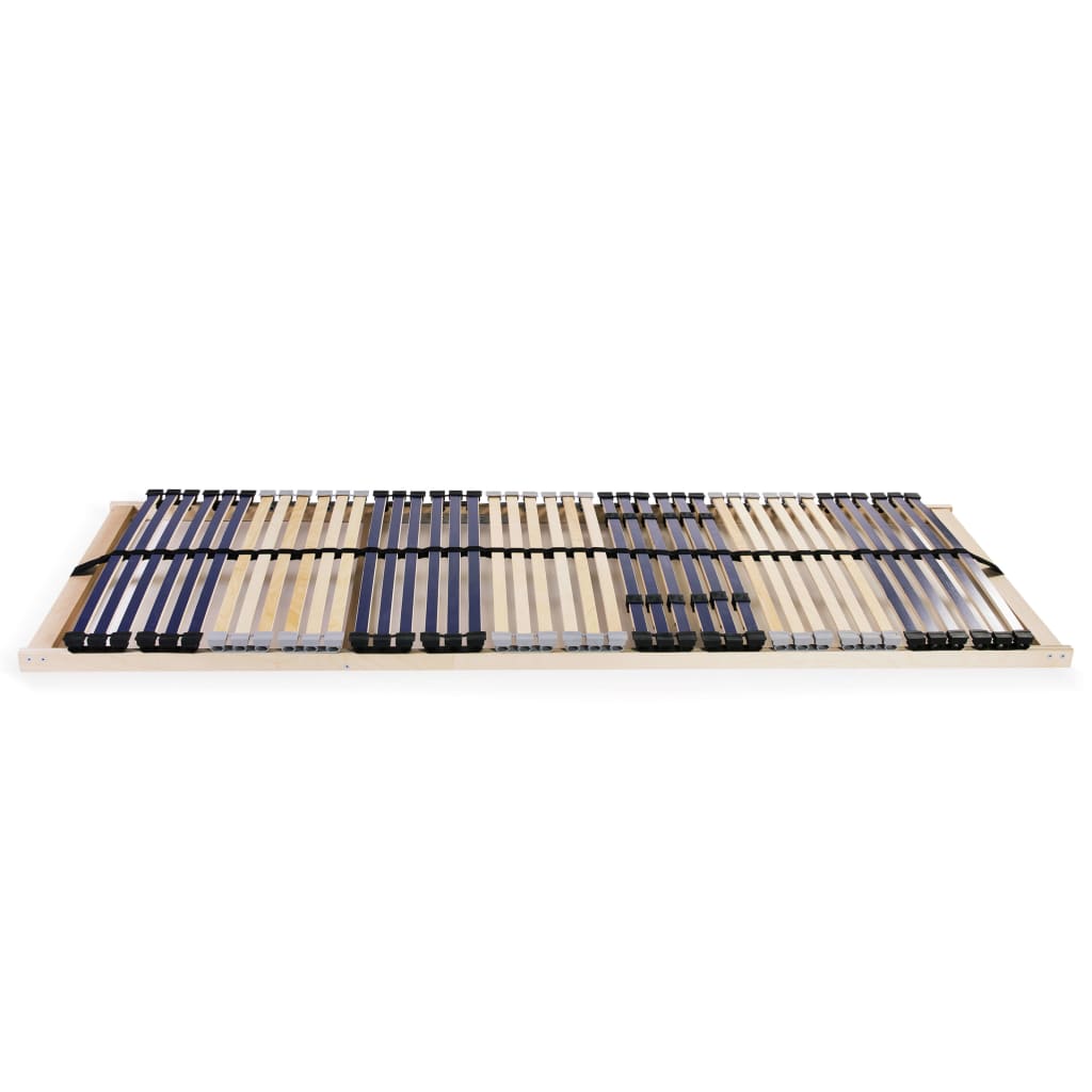 Slatted Bed Base without Mattress with 42 Slats 7 Zones 80x200 cm