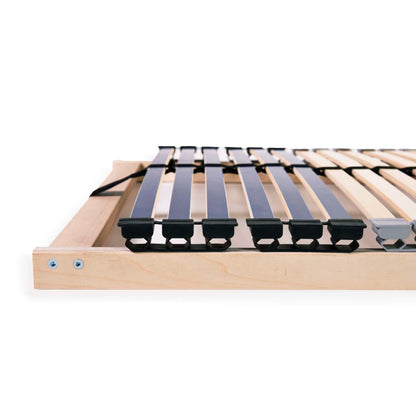 Slatted Bed Base without Mattress with 42 Slats 7 Zones 80x200 cm